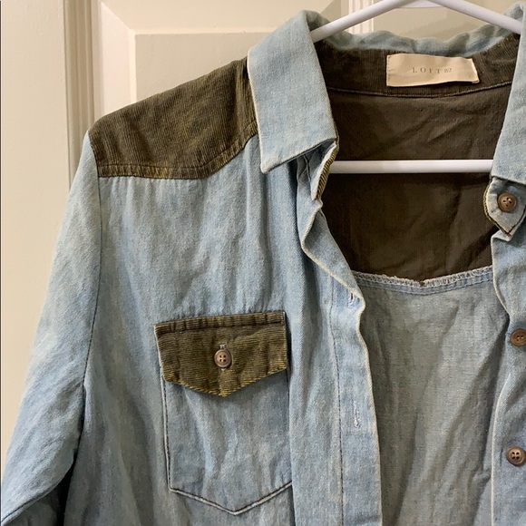 Loft 82 denim button up - Picture 2 of 4